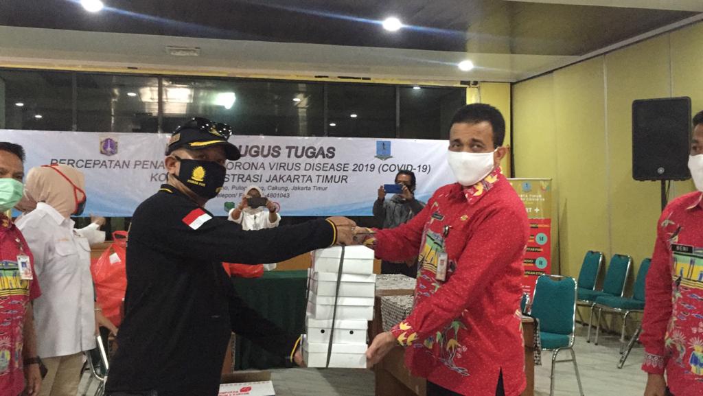 giat puskom pati untuk penanggulangan covid 19 di Jakarta Timur