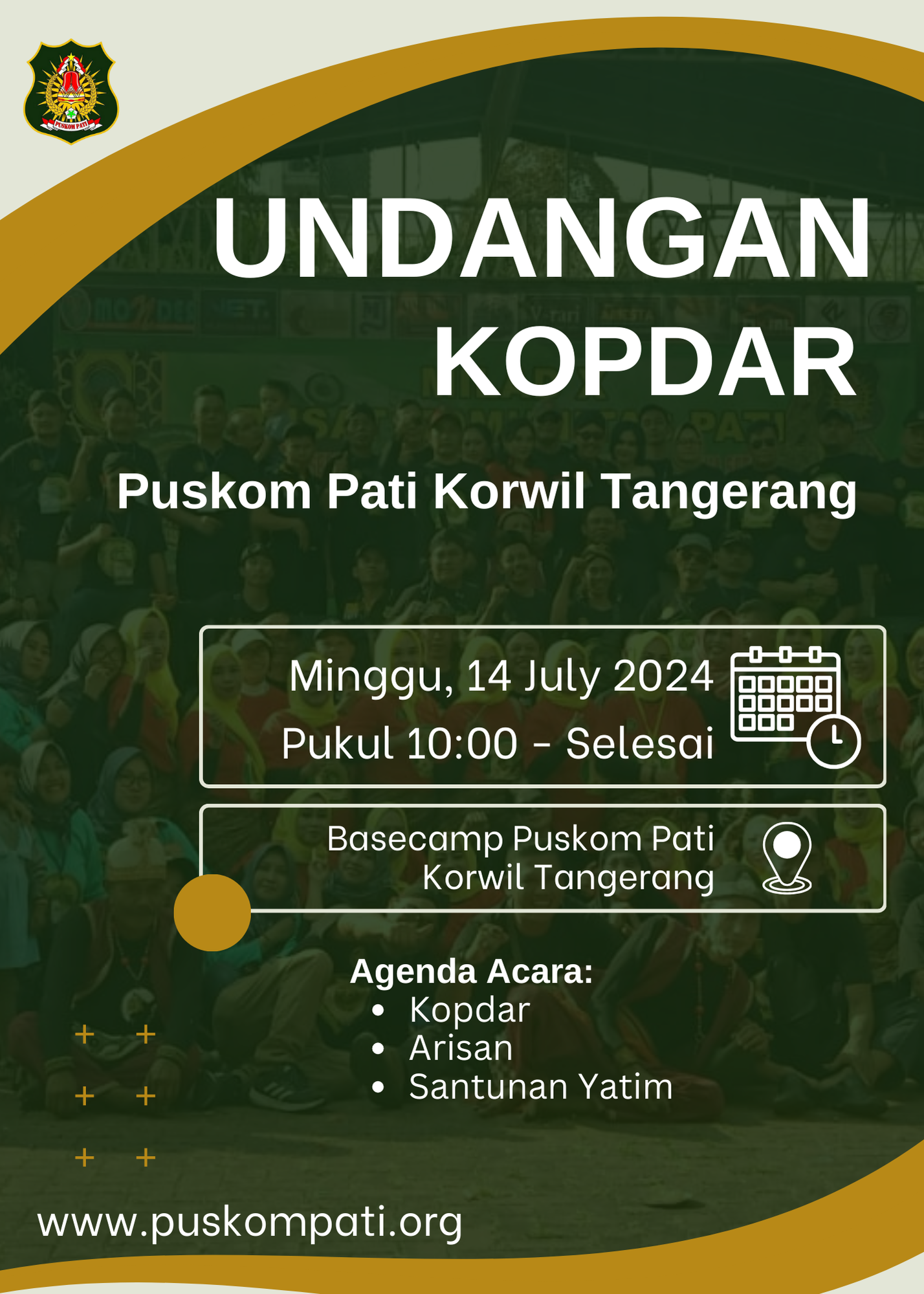 Undangan Kopdar Puskom Pati Korwil Tangerang 14 Juli 2024