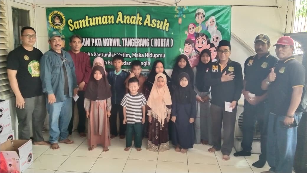 Santunan Anak Asuh - Kegiatan PUSKOMPATI Korwil Tangerang