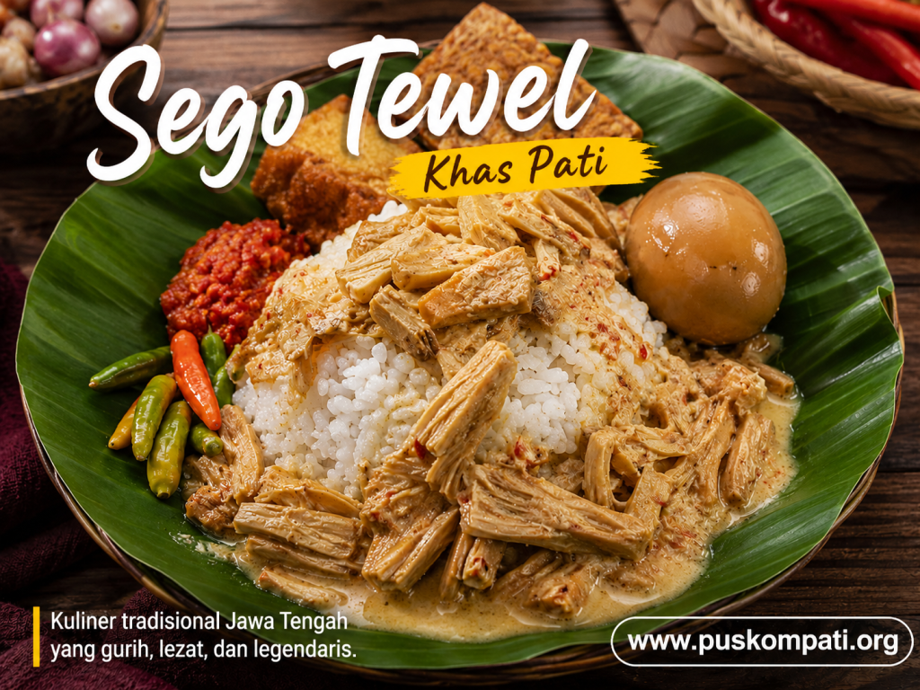 kuliner sego tewel khas pati