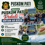 Puskom Pati Peduli Salurkan Bantuan Air Bersih untuk Warga di Jakenan