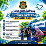 Puskom Pati Peduli, Distribusi Air Bersih di Dukuh Randumulyo, Alasdowo